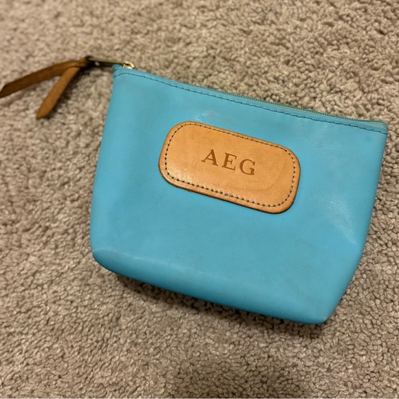 Jon Hart Ocean Blue Cosmetic Zip - Picture 1 of 11